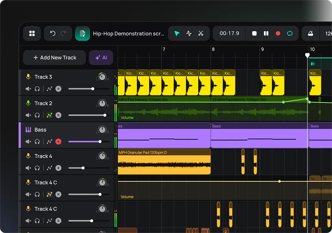 Free Online DAW – Make Music in Your Browser | Amped Studio